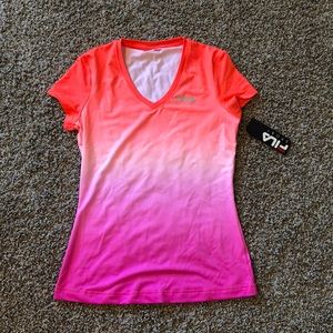 Fila moisture wicking workout shirt